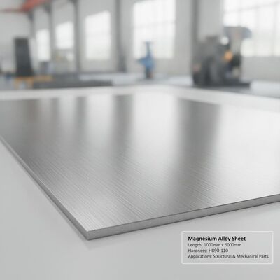 kopen Lange 1000mm 6000mm Magnesium legering plaat Metalen Hardheid HB90 110 Geschikt voor structurele en mechanische onderdelen online manufacture